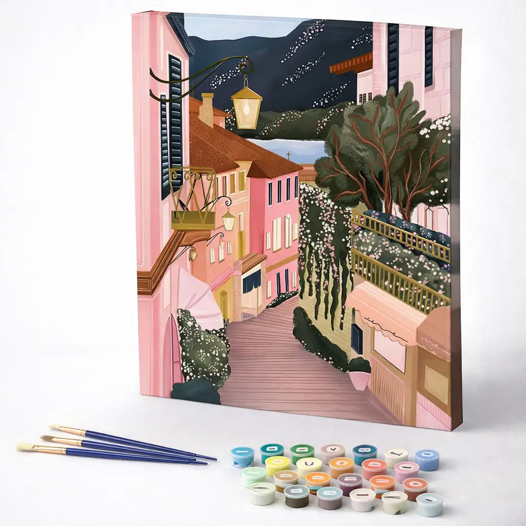 Blush Hillside Street