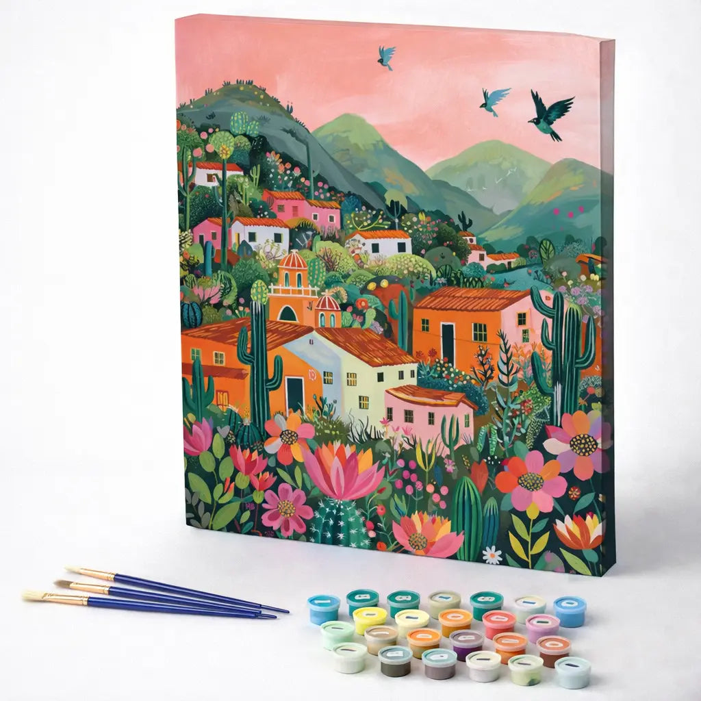 Tropical Mountain Village