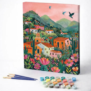 Tropical Mountain Village