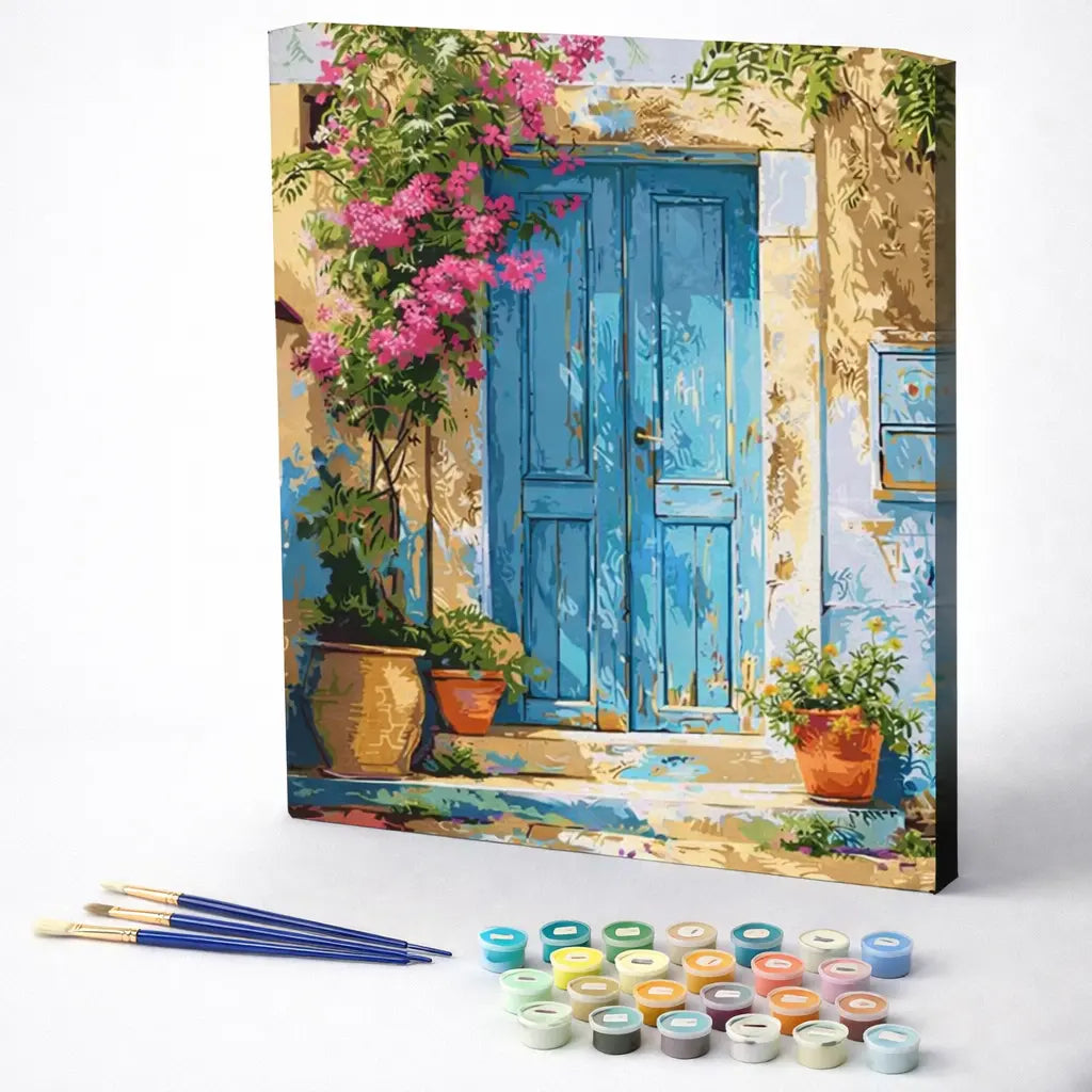 Blue Mediterranean Door
