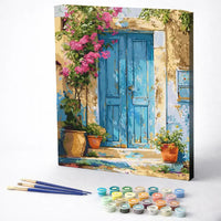 Blue Mediterranean Door